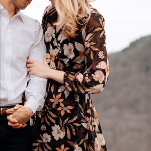 Molly Green Boutique Floral Full-Length Dress